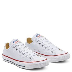 Converse Women's White Leather Low Top